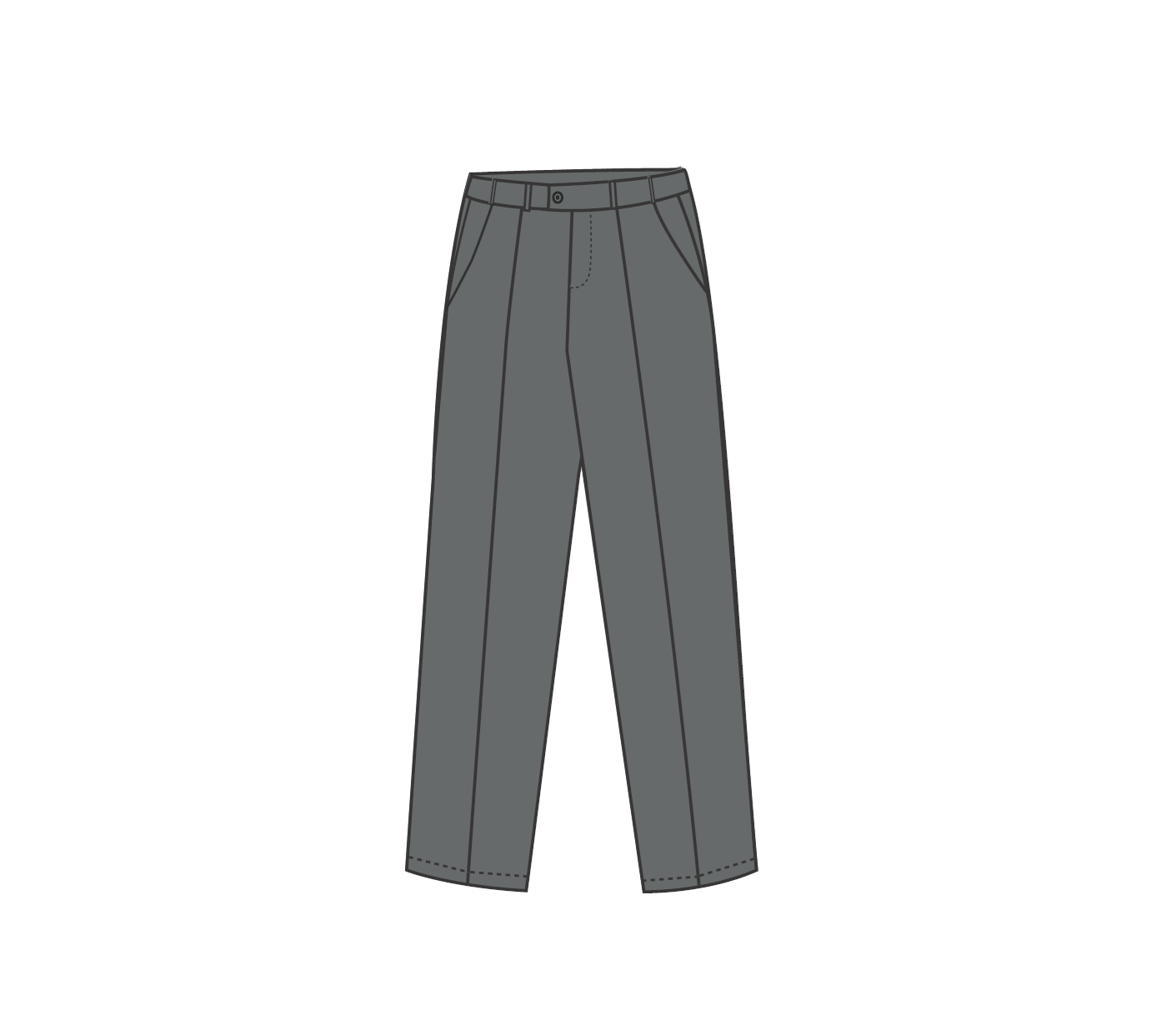 Long Grey Pants